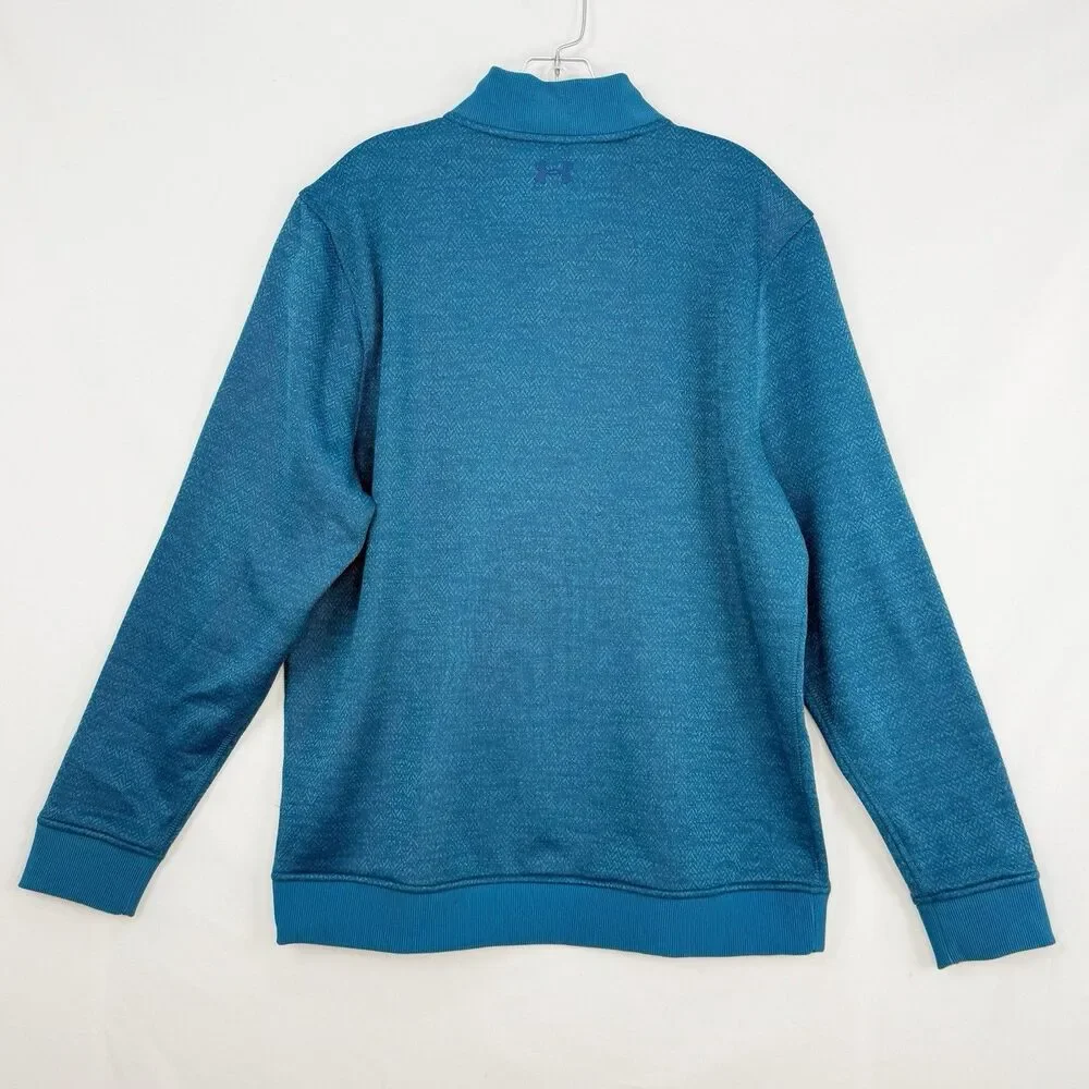 Under Armour Coldgear Quarter Zip Jumper Sweater College Steet Wear Men's Size L